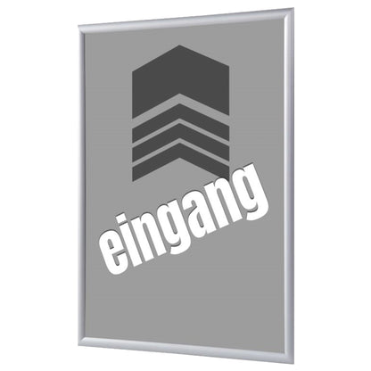 Showdown® Displays Bilderwechselrahmen 62,5 x 87,2 x 1,1 cm (B x H x T) DIN A1 Aluminium, eloxiert grau
