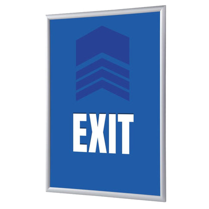 Showdown® Displays Bilderwechselrahmen 62,5 x 87,2 x 1,1 cm (B x H x T) DIN A1 Aluminium, eloxiert grau