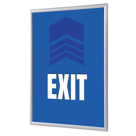 Showdown® Displays Bilderwechselrahmen 62,5 x 87,2 x 1,1 cm (B x H x T) DIN A1 Aluminium, eloxiert grau