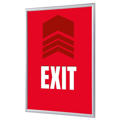 Showdown® Displays Bilderwechselrahmen 62,5 x 87,2 x 1,1 cm (B x H x T) DIN A1 Aluminium, eloxiert grau