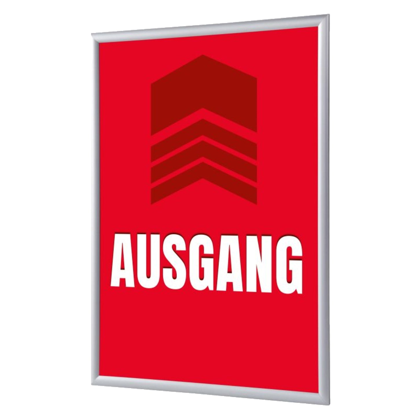 Showdown® Displays Bilderwechselrahmen 62,5 x 87,2 x 1,1 cm (B x H x T) DIN A1 Aluminium, eloxiert grau