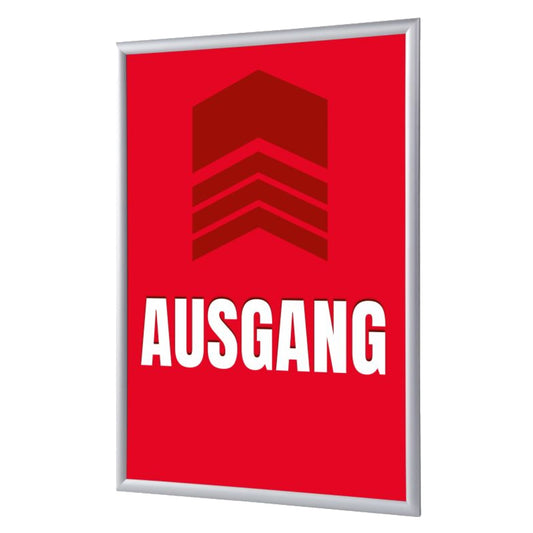 Showdown® Displays Bilderwechselrahmen 62,5 x 87,2 x 1,1 cm (B x H x T) DIN A1 Aluminium, eloxiert grau