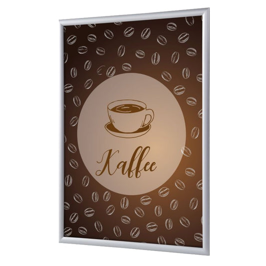 Showdown® Displays Bilderwechselrahmen 24,1 x 32,8 x 1,1 cm (B x H x T) DIN A4 Aluminium, eloxiert grau