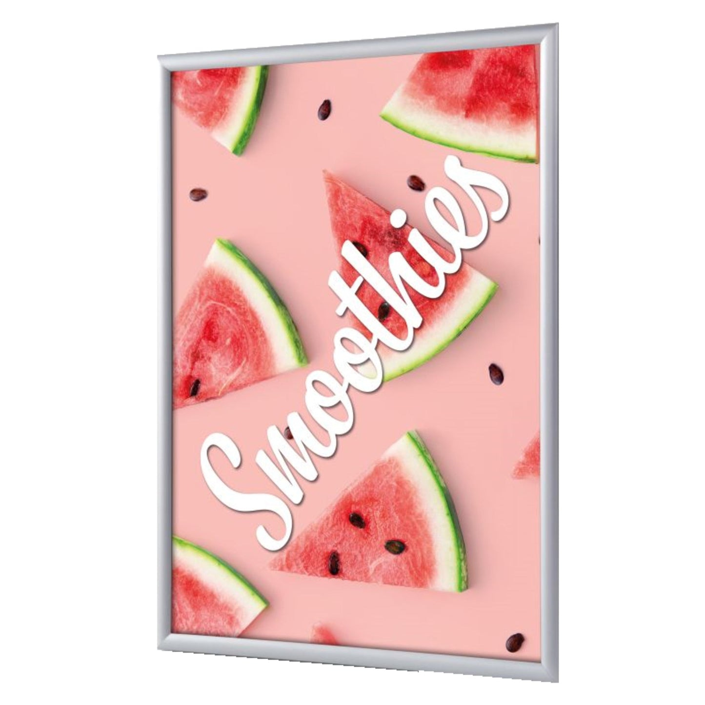 Showdown® Displays Bilderwechselrahmen 24,1 x 32,8 x 1,1 cm (B x H x T) DIN A4 Aluminium, eloxiert grau