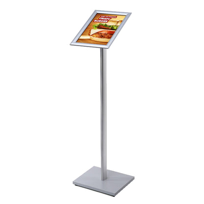 Showdown® Displays Infodisplay Design 30 x 108 x 29,2 cm (B x H x T) DIN A4 silber