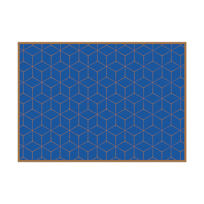 Showdown® Displays Tischset 45 x 32 cm (B x L) PVC blau/braun 6 St./Pack.
