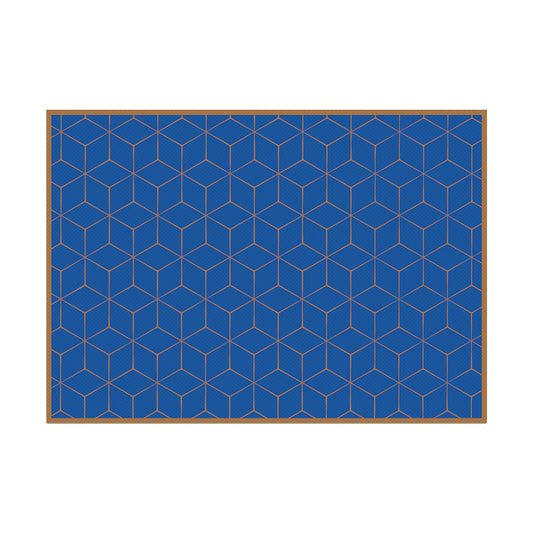 Showdown® Displays Tischset 45 x 32 cm (B x L) PVC blau/braun 6 St./Pack.