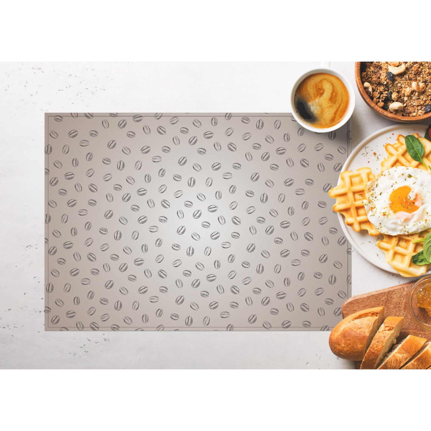 Showdown® Displays Tischset 45 x 32 cm (B x L) PVC braun 6 St./Pack.