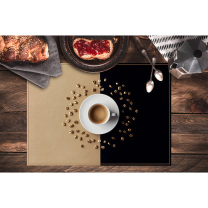 Showdown® Displays Tischset 45 x 32 cm (B x L) PVC braun/schwarz 6 St./Pack.