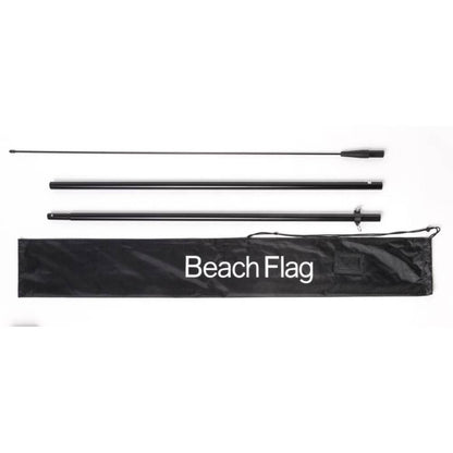Showdown® Displays Werbesegel 110,5 x 330 x 48 cm (B x H x T) mit Aufdruck 100 % Polyester grau