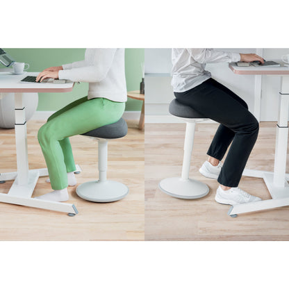 Leitz Sitzhocker Ergo Active Komfortsitz Farbe der Sitzfläche: dunkelgrau
