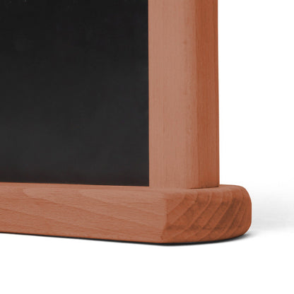 Showdown® Displays Kreidetafel Natura Tisch Tafel nicht magnethaftend schwarz laminiert