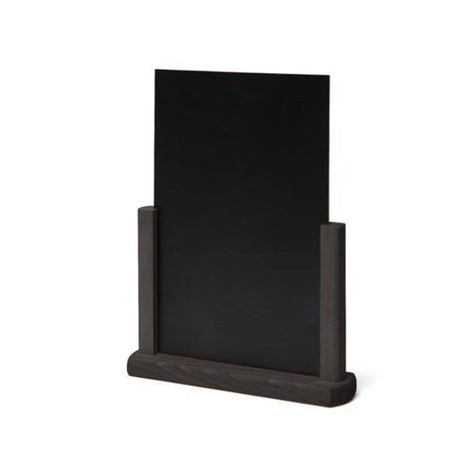 Showdown® Displays Kreidetafel Natura Tisch Tafel nicht magnethaftend schwarz laminiert