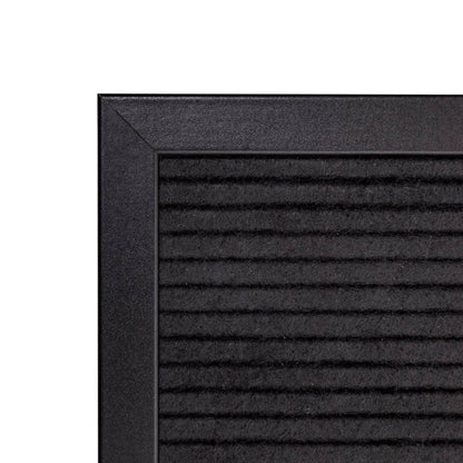 Showdown® Displays Rillentafel 60 x 80 x 1,9 cm (B x H x T) Filz schwarz
