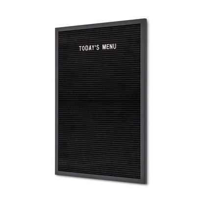 Showdown® Displays Rillentafel 40 x 60 x 1,9 cm (B x H x T) Filz schwarz