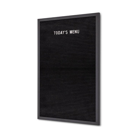 Showdown® Displays Rillentafel 40 x 60 x 1,9 cm (B x H x T) Filz schwarz