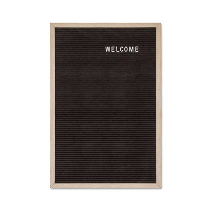 Showdown® Displays Rillentafel 40 x 60 x 1,9 cm (B x H x T) Filz schwarz