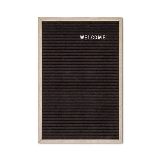 Showdown® Displays Rillentafel 40 x 60 x 1,9 cm (B x H x T) Filz schwarz