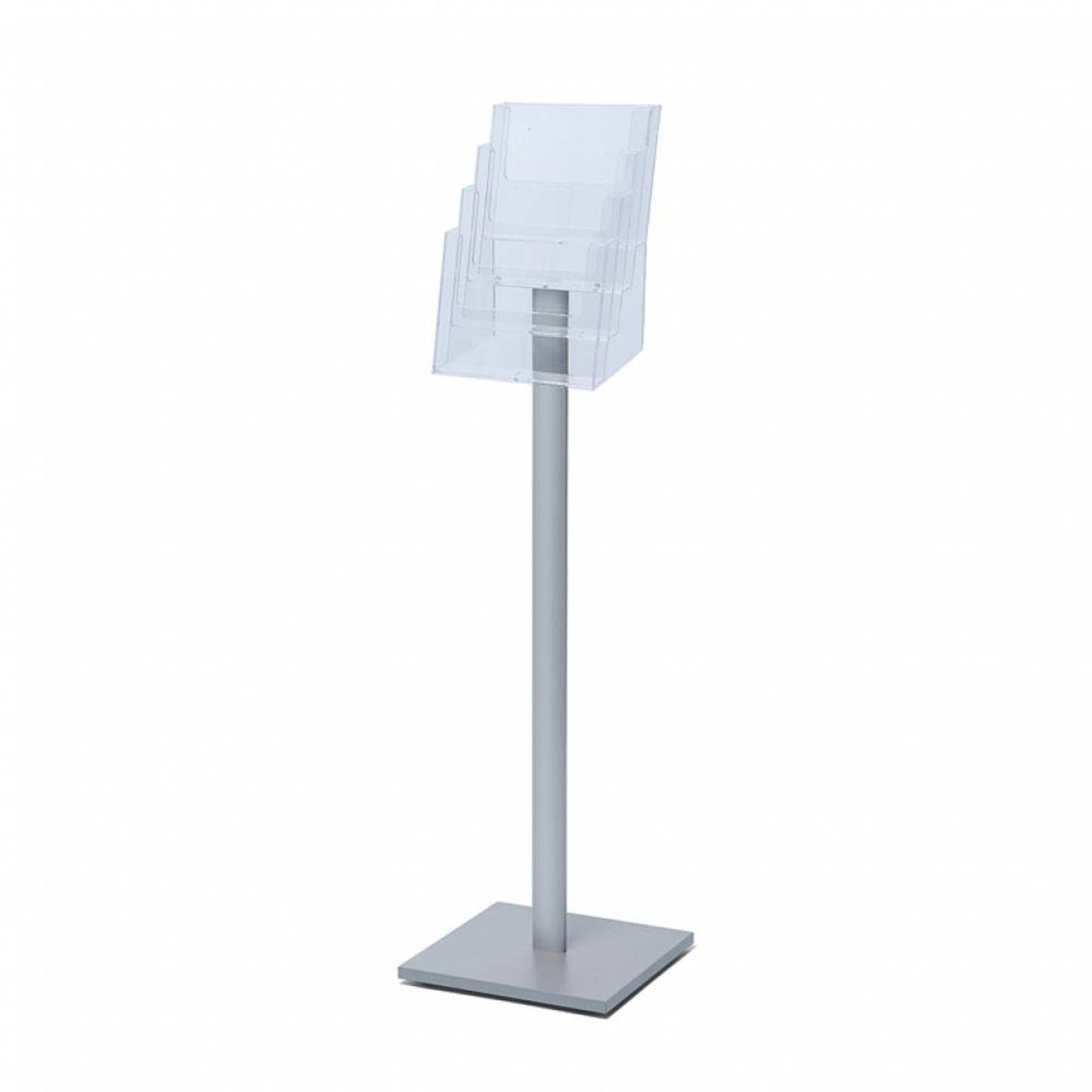 Showdown® Displays Prospektständer 33 x 111,5 x 33 cm (B x H x T) transparent 4 Fächer