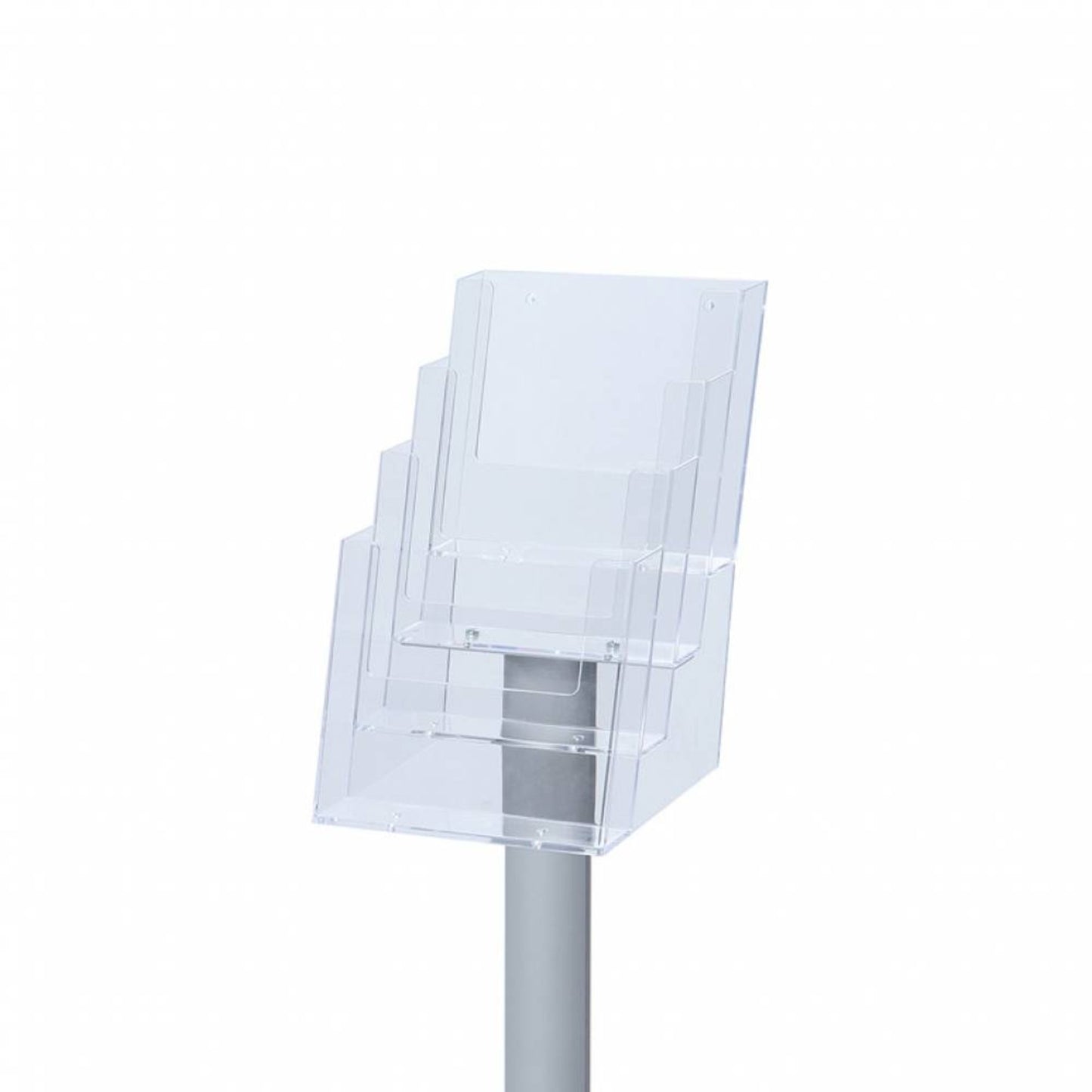Showdown® Displays Prospektständer 33 x 106 x 33 cm (B x H x T) transparent 4 Fächer