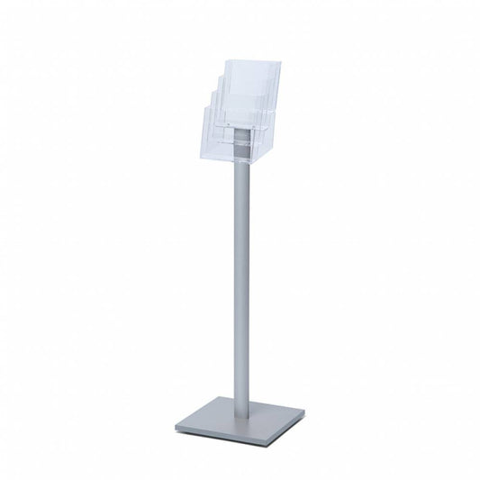 Showdown® Displays Prospektständer 33 x 106 x 33 cm (B x H x T) transparent 4 Fächer