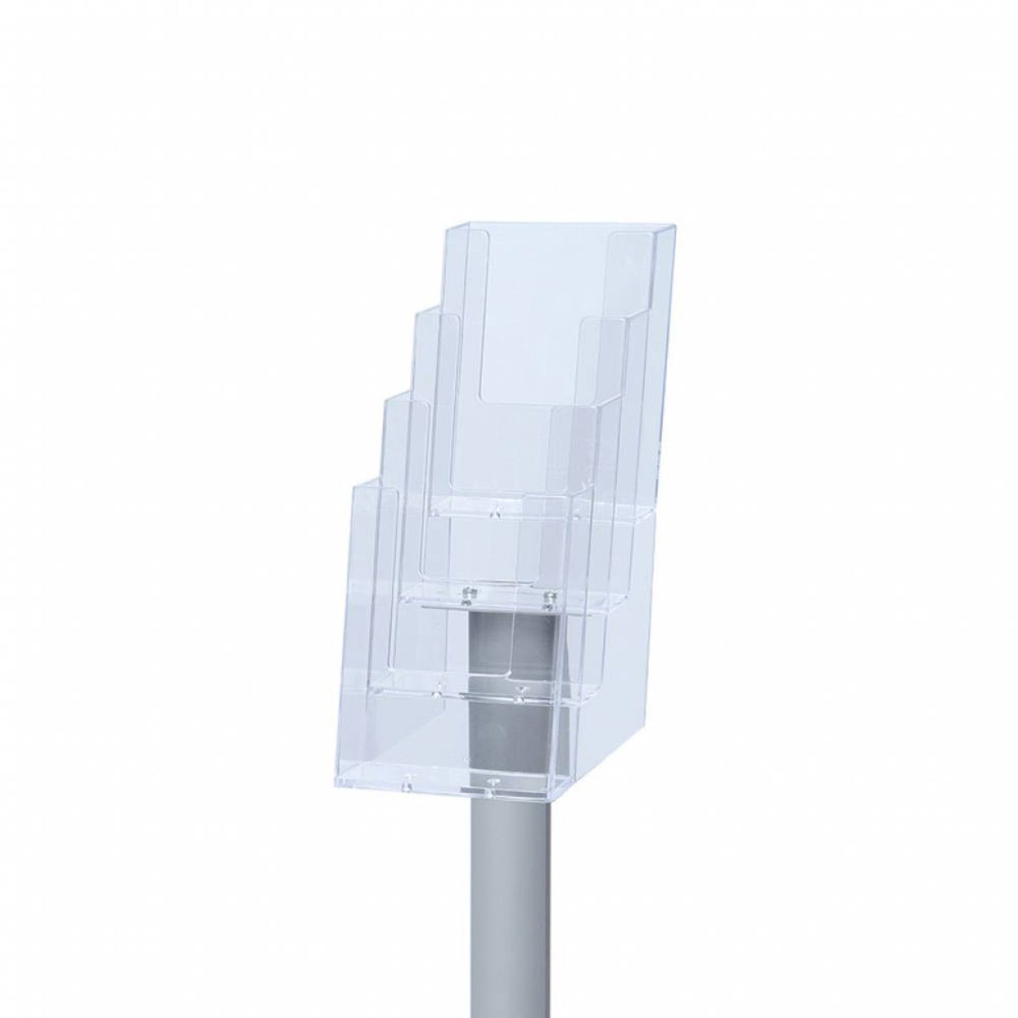 Showdown® Displays Prospektständer 33 x 106 x 33 cm (B x H x T) transparent 4 Fächer