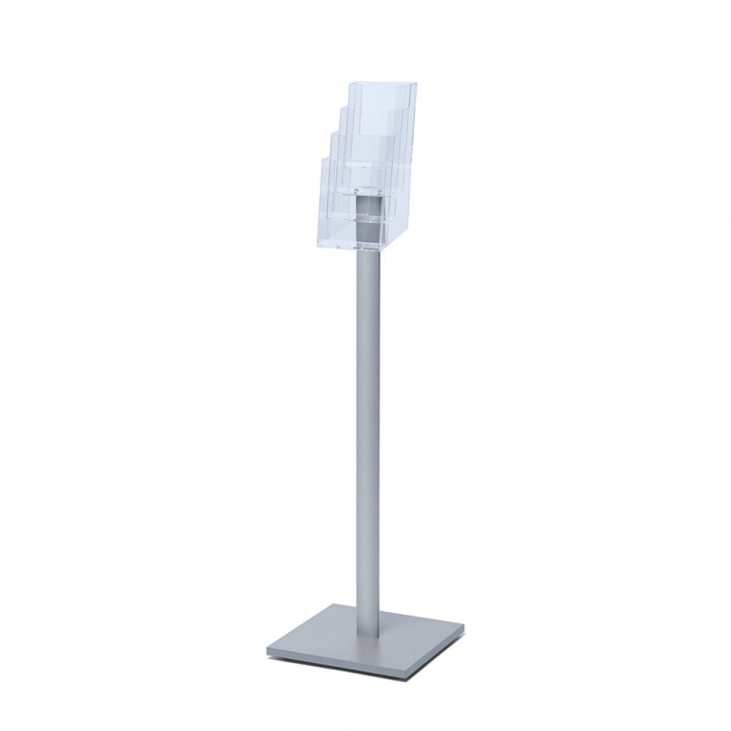 Showdown® Displays Prospektständer 33 x 106 x 33 cm (B x H x T) transparent 4 Fächer