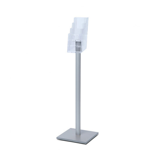 Showdown® Displays Prospektständer 33 x 106 x 33 cm (B x H x T) transparent 4 Fächer