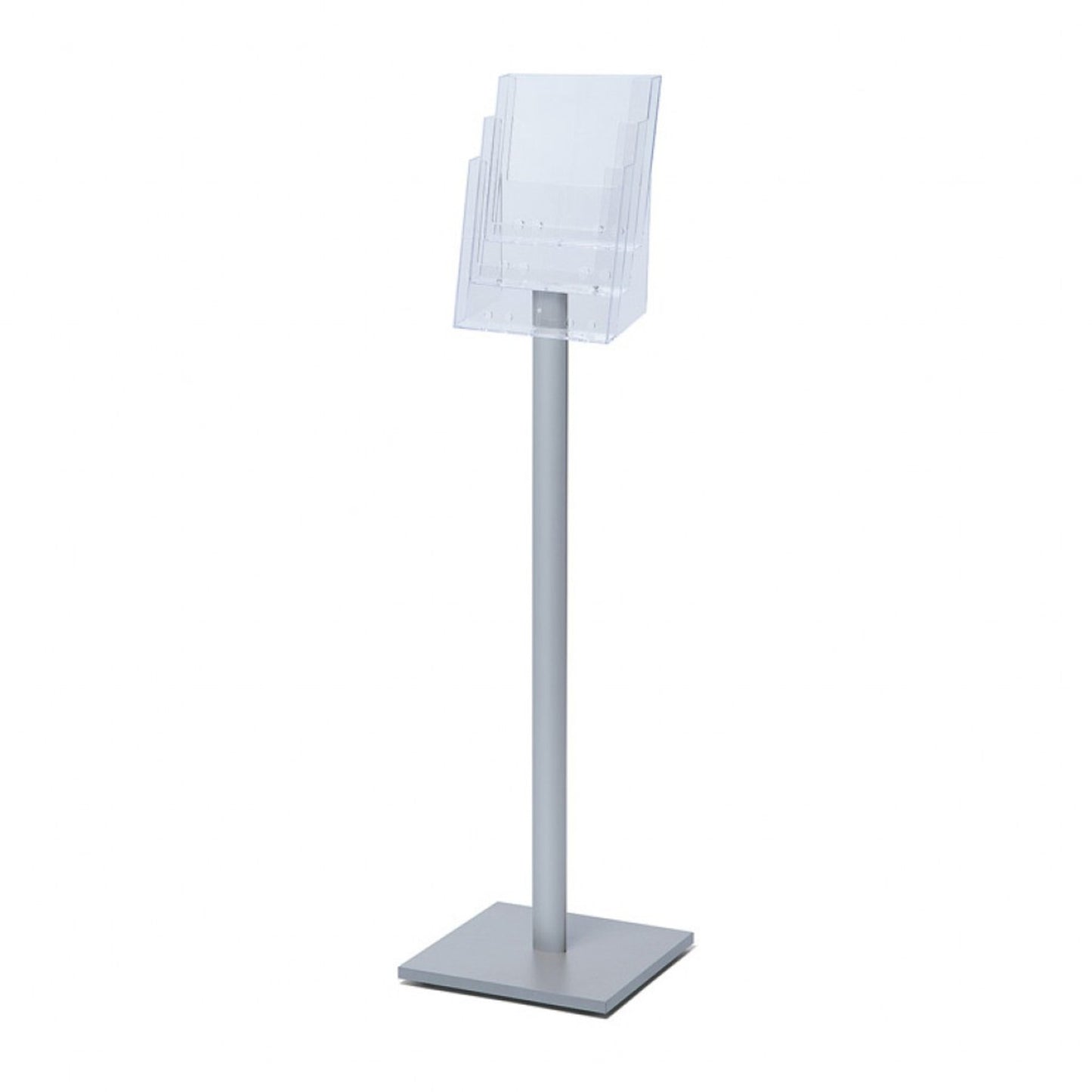 Showdown® Displays Prospektständer 33 x 116,5 x 33 cm (B x H x T) transparent 3 Fächer