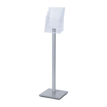 Showdown® Displays Prospektständer 33 x 116,5 x 33 cm (B x H x T) transparent 3 Fächer