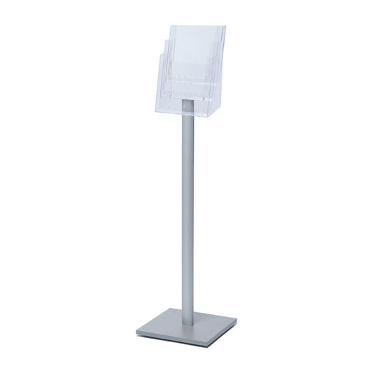 Showdown® Displays Prospektständer 33 x 116,5 x 33 cm (B x H x T) transparent 3 Fächer