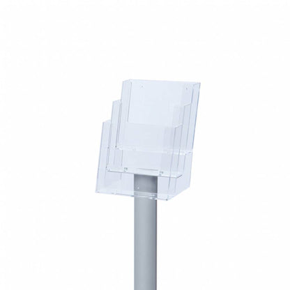 Showdown® Displays Prospektständer 33 x 106 x 33 cm (B x H x T) transparent 3 Fächer