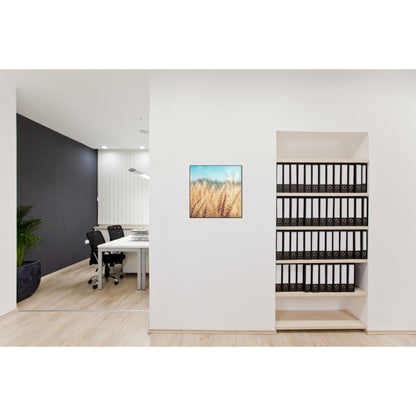 Showdown® Displays Dekobild Getreidefeld 40 x 40 cm (B x H) Holz