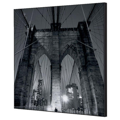 Showdown® Displays Dekobild New York Manhattan Brücke 40 x 40 cm (B x H) Holz