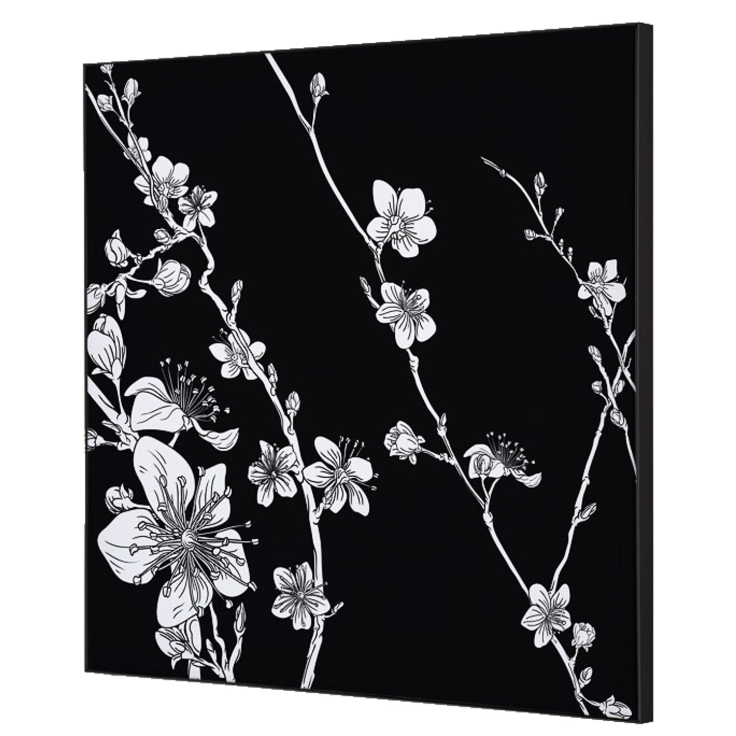 Showdown® Displays Dekobild Japanische Kirschblüte 40 x 40 cm (B x H) Holz