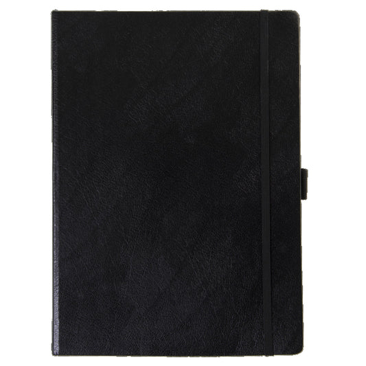 Westcott Notizbuch DIN A5 kariert schwarz 96 Bl.