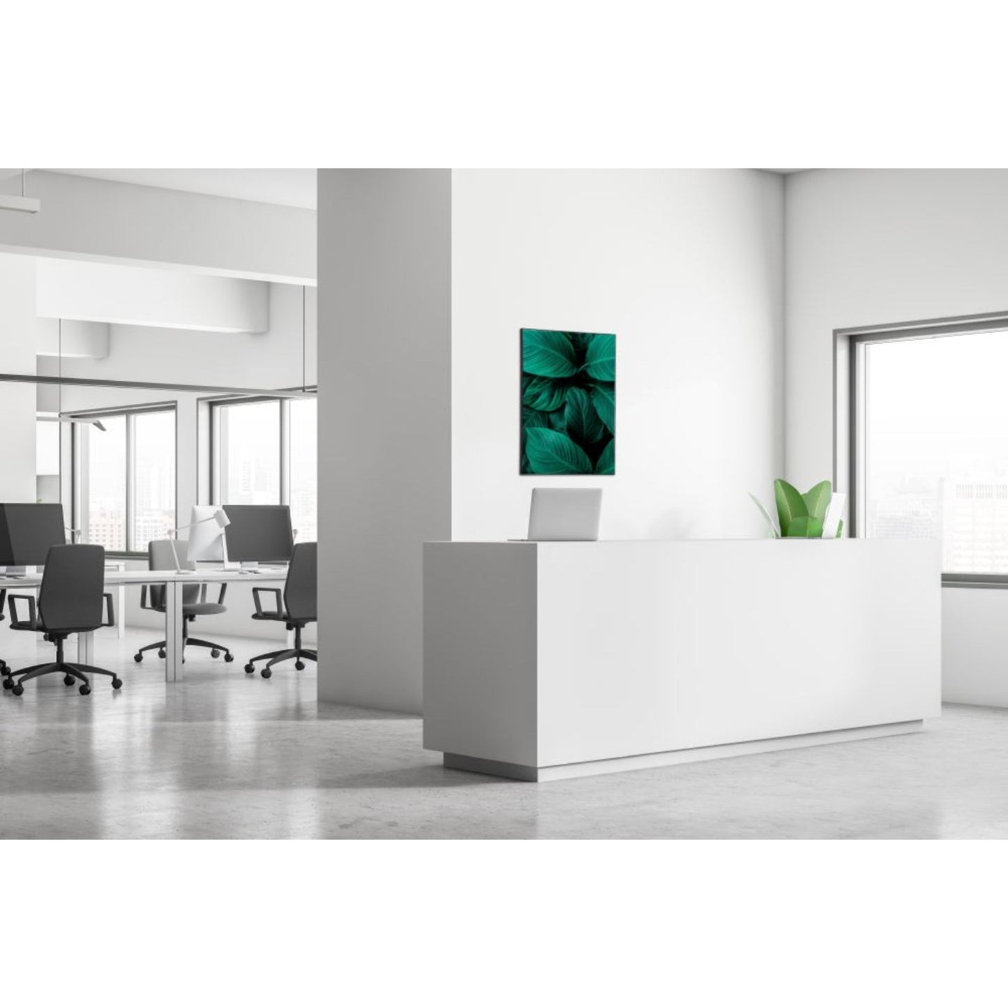 Showdown® Displays Dekobild Botanische Blätter 84,1 x 59,4 cm (B x H) Holz