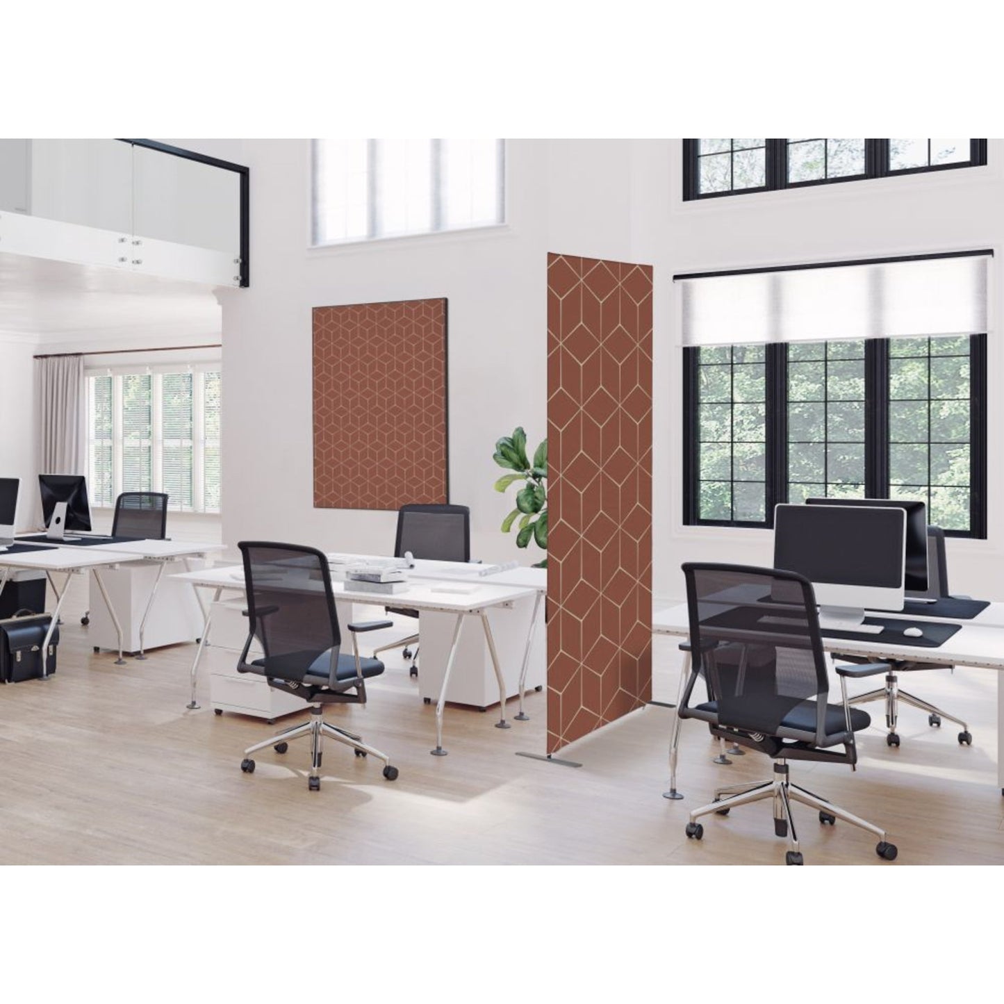 Showdown® Displays Dekobild Hexagon 42 x 59,4 cm (B x H) Holz