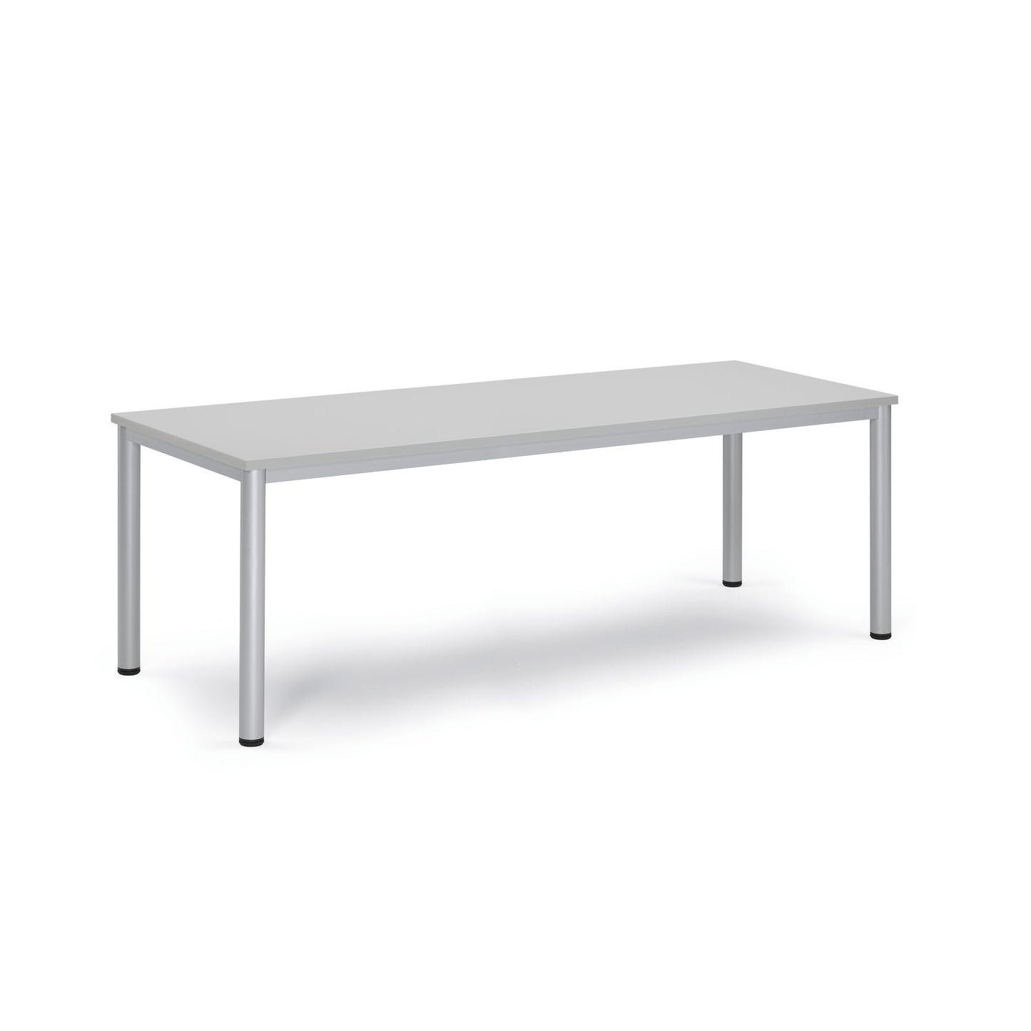 Konferenztisch BASE-MODUL Q 2.000 x 720 x 800 mm (B x H x T) 3-Schicht-Spanplatte, melaminharzbeschichtet Farbe der Tischplatte: lichtgrau