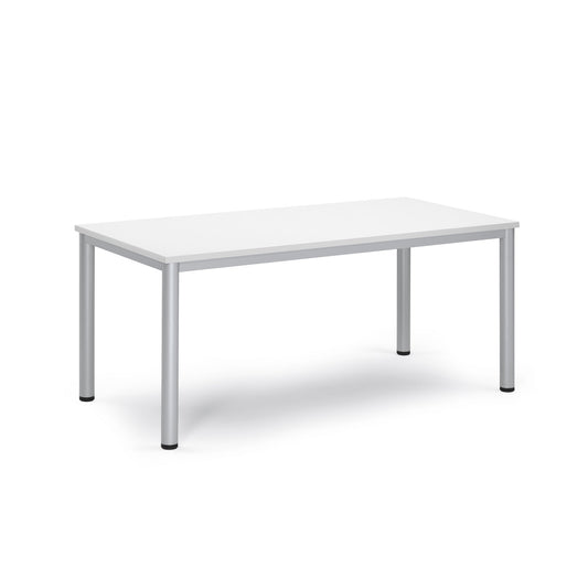 Konferenztisch BASE-MODUL Q 1.600 x 720 x 800 mm (B x H x T) 3-Schicht-Spanplatte, melaminharzbeschichtet Farbe der Tischplatte: weiß