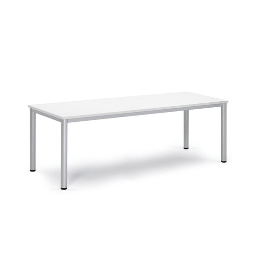 Konferenztisch BASE-MODUL Q 2.000 x 720 x 800 mm (B x H x T) 3-Schicht-Spanplatte, melaminharzbeschichtet Farbe der Tischplatte: weiß