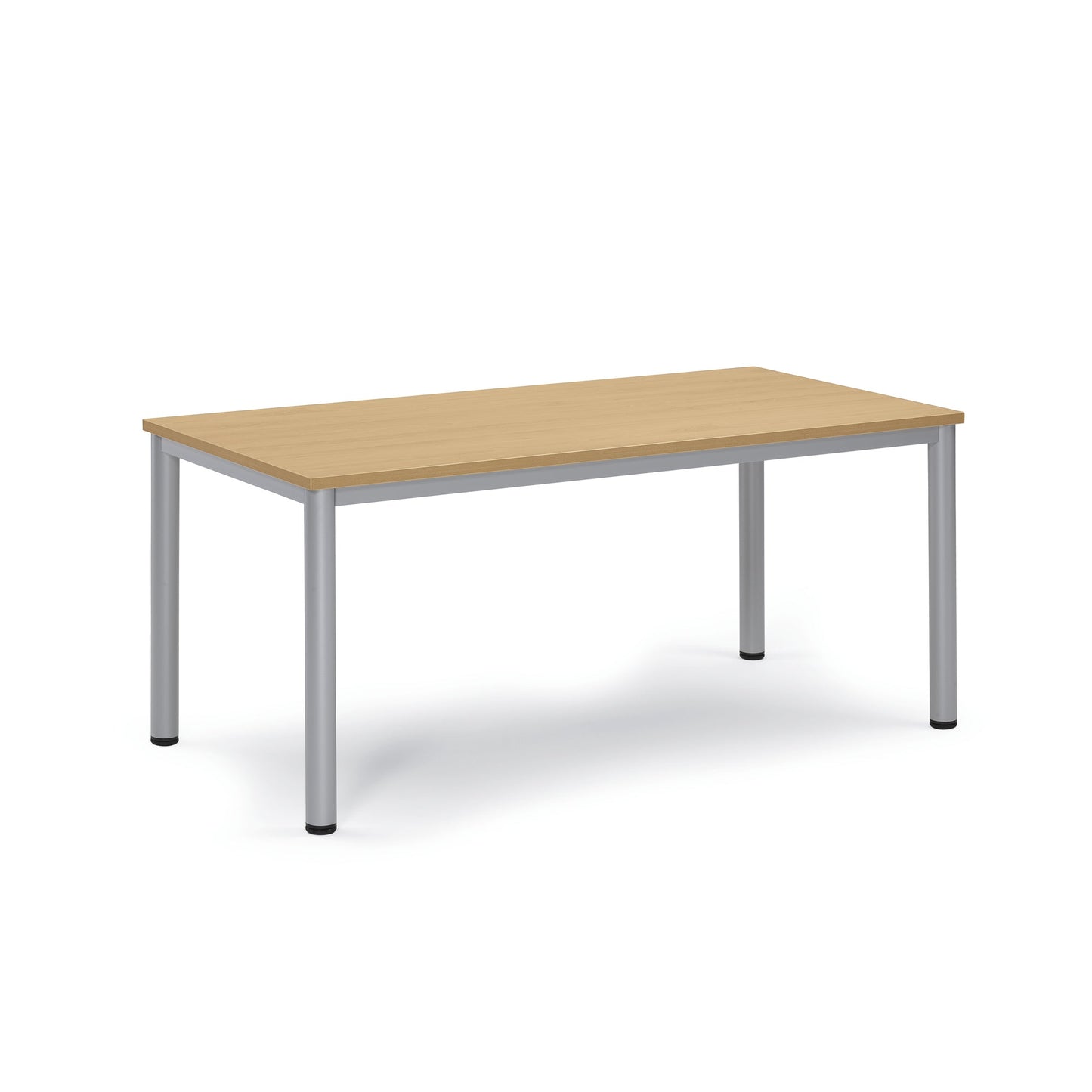 Konferenztisch BASE-MODUL Q 1.600 x 720 x 800 mm (B x H x T) 3-Schicht-Spanplatte, melaminharzbeschichtet Farbe der Tischplatte: buche