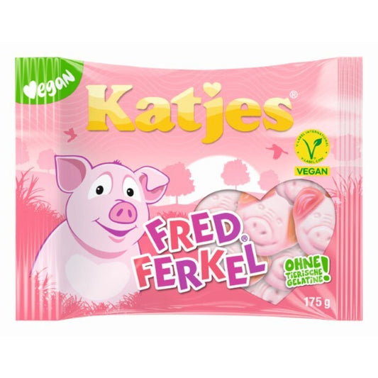 Katjes Fruchtgummi Fred Ferkel 175 g/Pack.