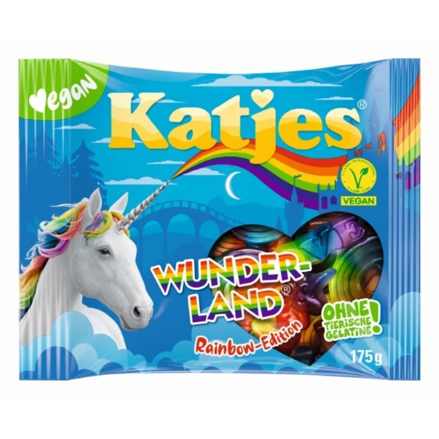 Katjes Fruchtgummi Wunderland Rainbow 175 g/Pack.