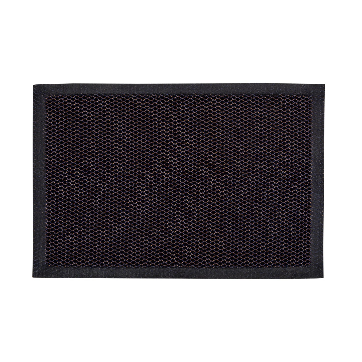 Doortex Schmutzfangmatte Meshmat Innenbereich 50 x 80 cm (B x L) Nylon Material der Rückseite: PVC orange/blau
