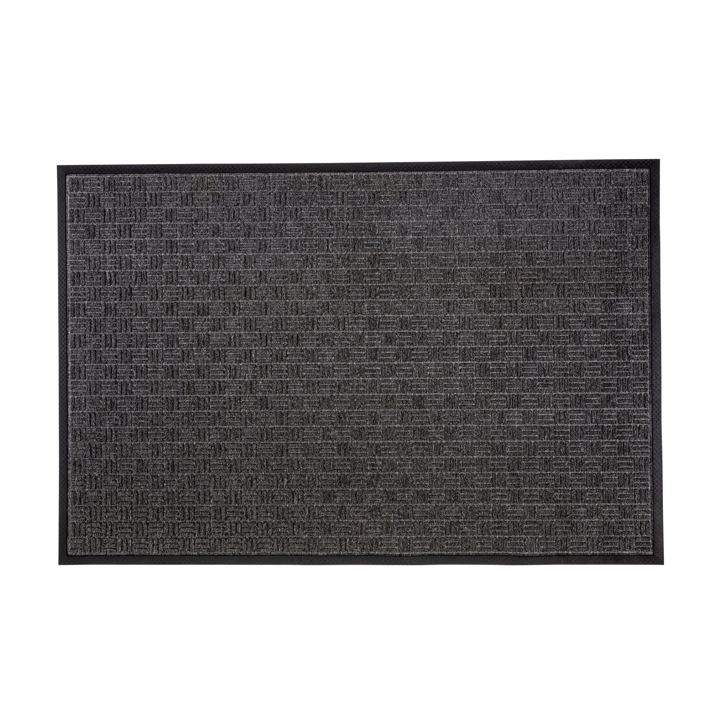 Doortex Schmutzfangmatte Ribmat Innenbereich, Außenbereich 90 x 150 cm (B x L) Polypropylen/Gummi charcoal