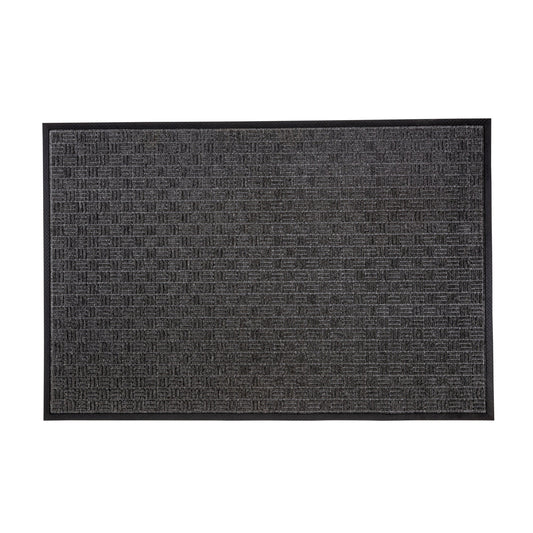 Doortex Schmutzfangmatte Ribmat Innenbereich, Außenbereich 90 x 150 cm (B x L) Polypropylen/Gummi charcoal