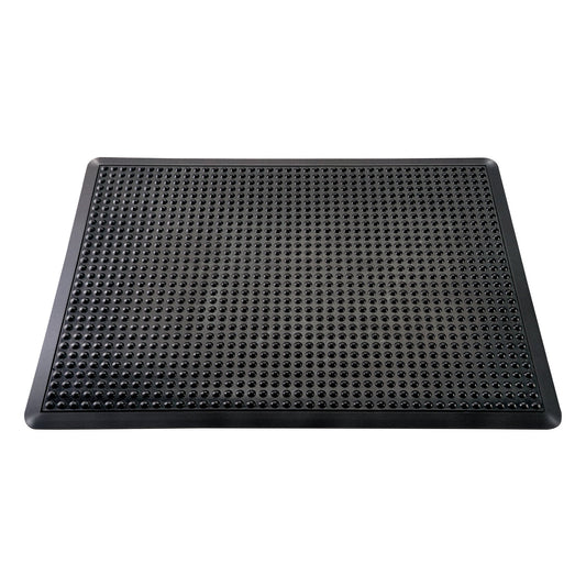 Doortex Anti-Ermüdungsmatte Bubblemat 90 x 150 cm (B x L) Gummi genoppt schwarz