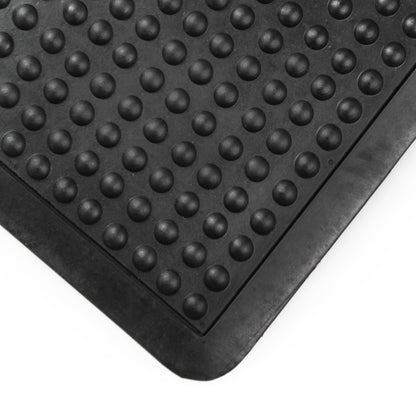 Doortex Anti-Ermüdungsmatte Bubblemat 60 x 90 cm (B x L) Gummi genoppt schwarz