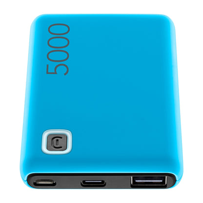 cellularline Powerbank ESSENCE Eingang: Mico-USB-B, USB-C, Ausgang: USB-A inkl. USB-C-Kabel blau